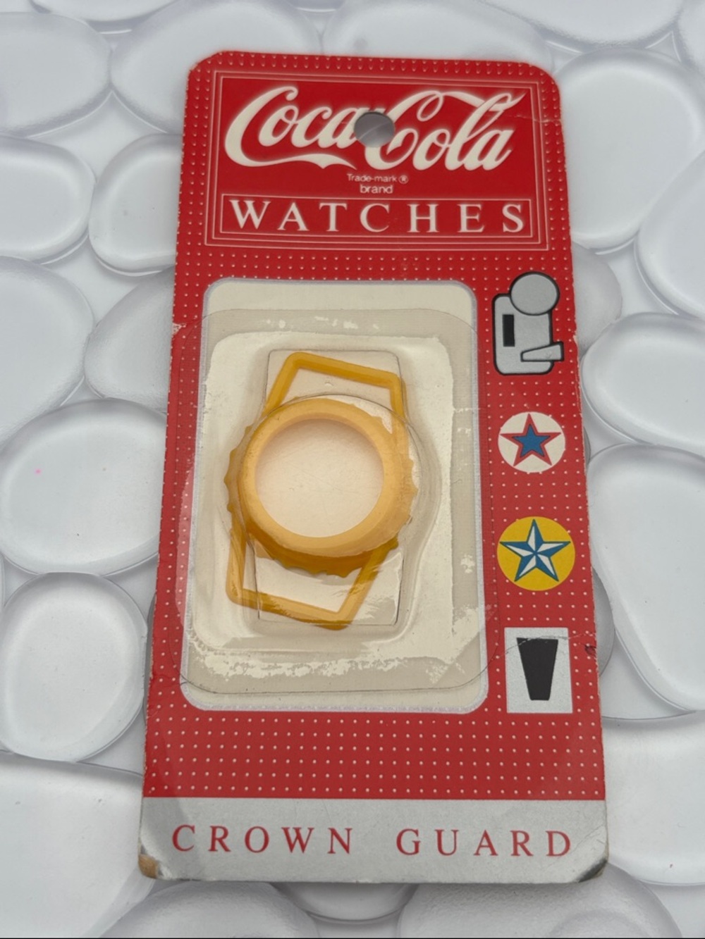 Coca Cola Swatch Watch guard - yellow - New - small